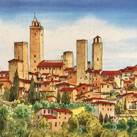 Lovely 2 Bedroom In Historic Center * San Gimignano
